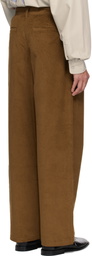 Glass Cypress Brown Corduroy Trousers