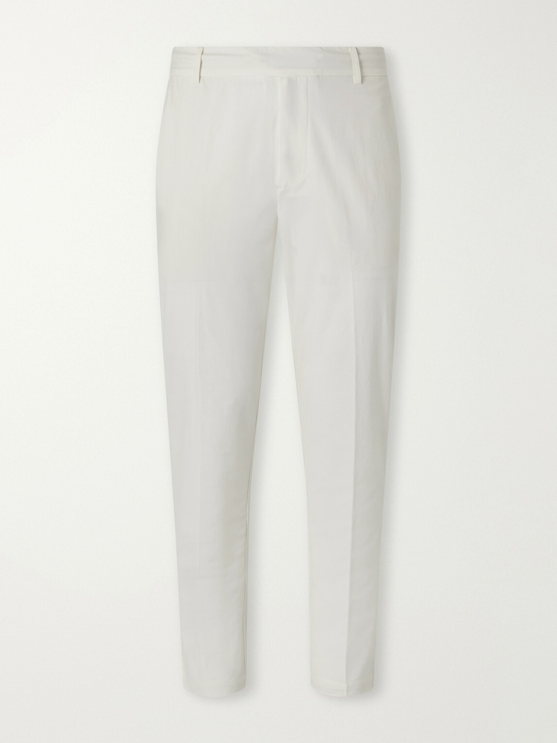 James Perse - Slim-Fit Stretch Cotton-Blend Trousers - Neutrals