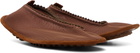 Kiko Kostadinov Brown Ramberg Slip-On Flats