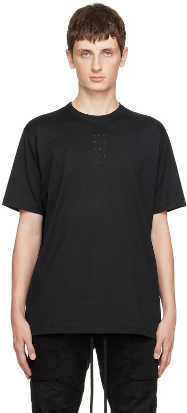 Photo: The Viridi-anne Black Embroidered T-Shirt