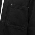 Wooyoungmi Men's Back Logo Denim Overshirt in Black