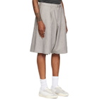 R13 Gray Jumbo Tailored Shorts
