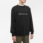 Billionaire Boys Club Men's Serif Logo Crew Sweat in Black