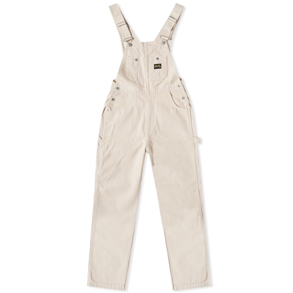 Stan Ray Men's Earls Bib Overall in Khaki Hickory Stan Ray