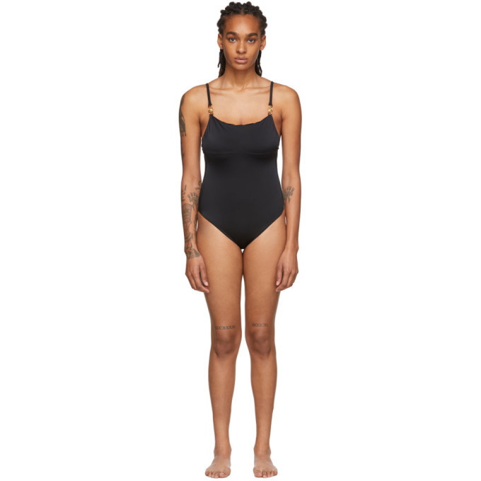 Photo: Versace Underwear Black Medusa Coin One Piece Swimsuit