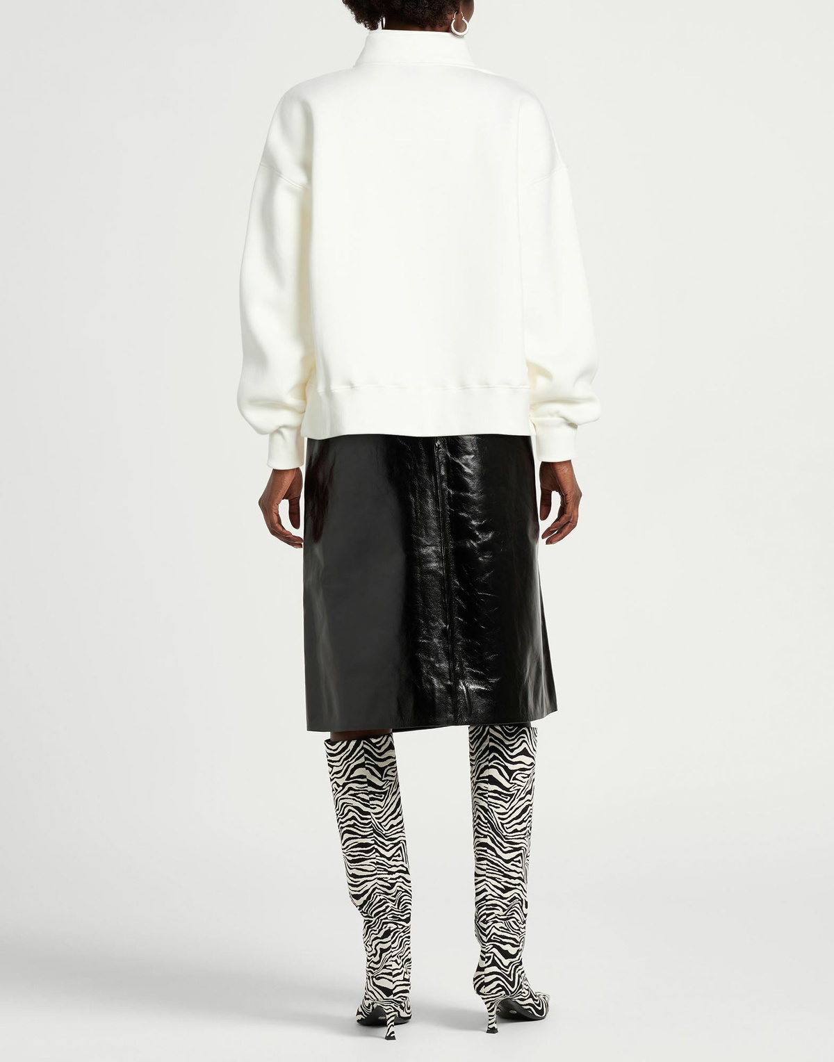 Berna Womens Sweatshirt in White