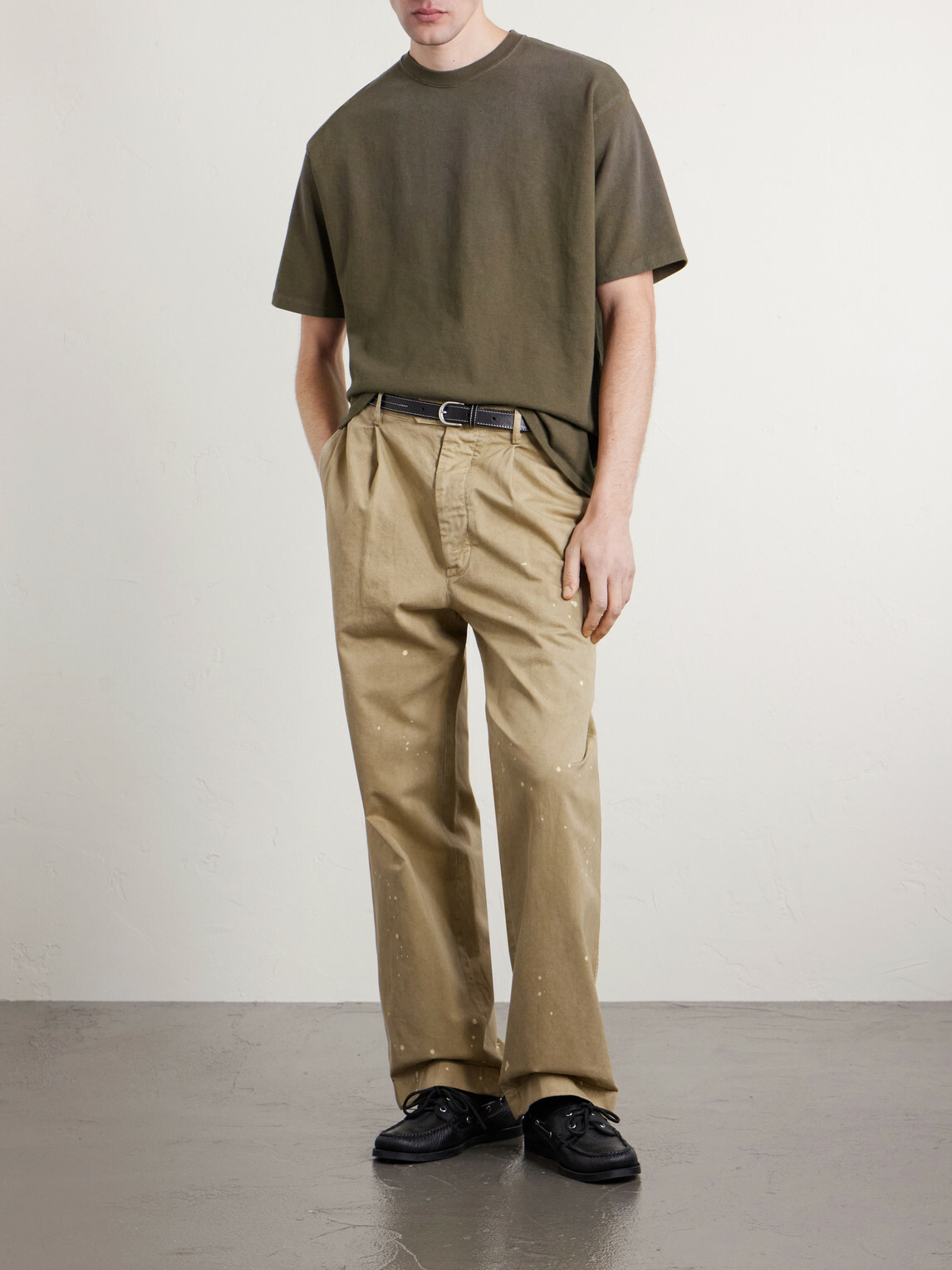 A.PRESSE - Vintage Cotton-Jersey T-Shirt - Green