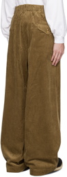 Engineered Garments Khaki Pleated Trousers