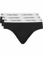 Calvin Klein Underwear - Three-Pack Stretch-Cotton Briefs - Black