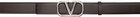 Valentino Garavani Brown VLogo Buckle Belt