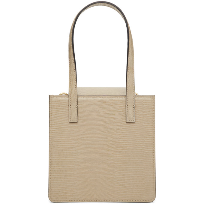 【2025年最新】海外限定の人気アイテム Lizard-Embossed Beige Sherwood Marge Grandma Sherwood Marge Bag バッグ