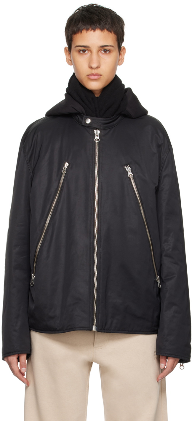 MM6 Maison Margiela Black Padded Jacket MM6 Maison Margiela