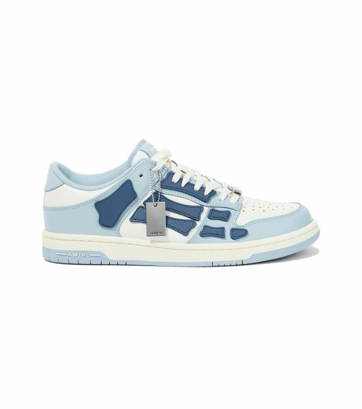 Photo: Amiri - Skel low-top leather sneakers