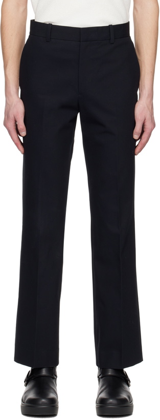 Photo: Solid Homme Navy Straight Trousers