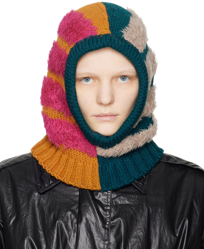 Photo: Henrik Vibskov Pink & Orange Striped Balaclava