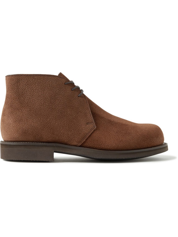 Photo: George Cleverley - Jacob Full-Grain Suede Chukka Boots - Brown