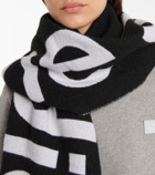 Acne Studios - Logo wool-blend jacquard scarf