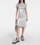 Rabanne x New Rock embellished leather boots
