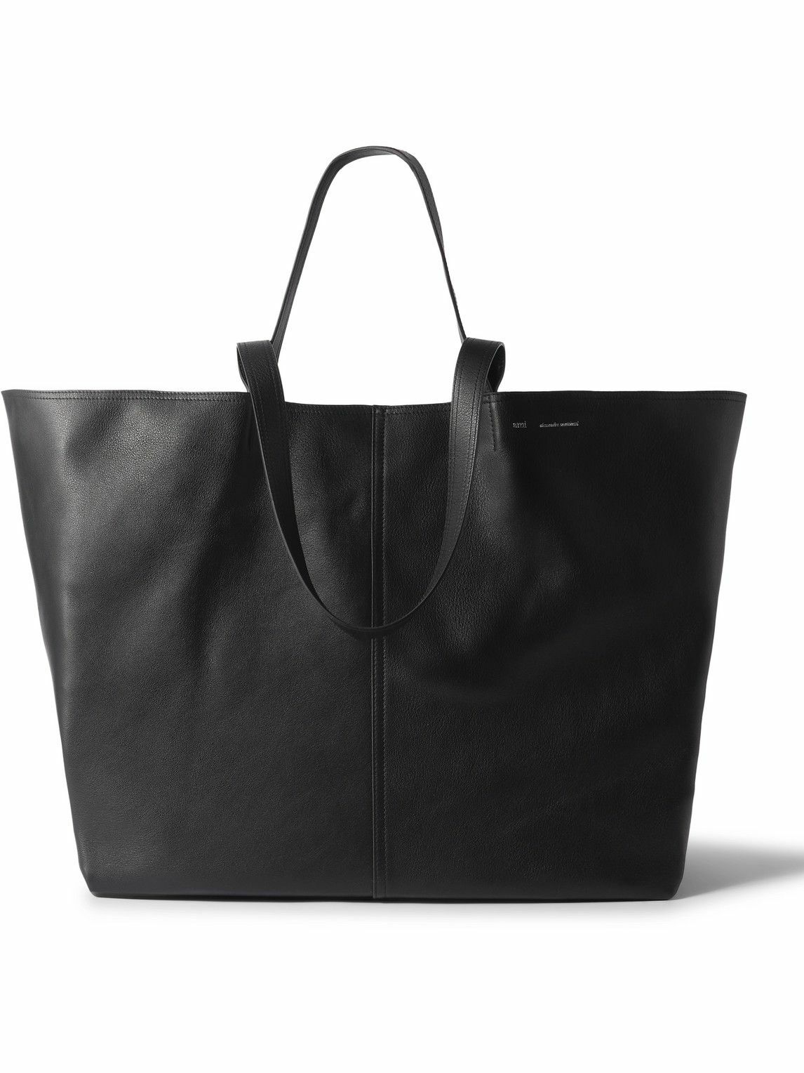 AMI PARIS - Midi Maxi leather tote bag