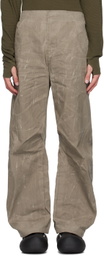 Seventh Taupe Bow Tech Pants