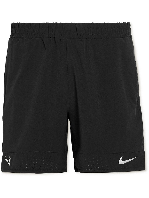 Photo: Nike Tennis - Court ADV Recycled Dri-FIT Tennis Shorts - Black