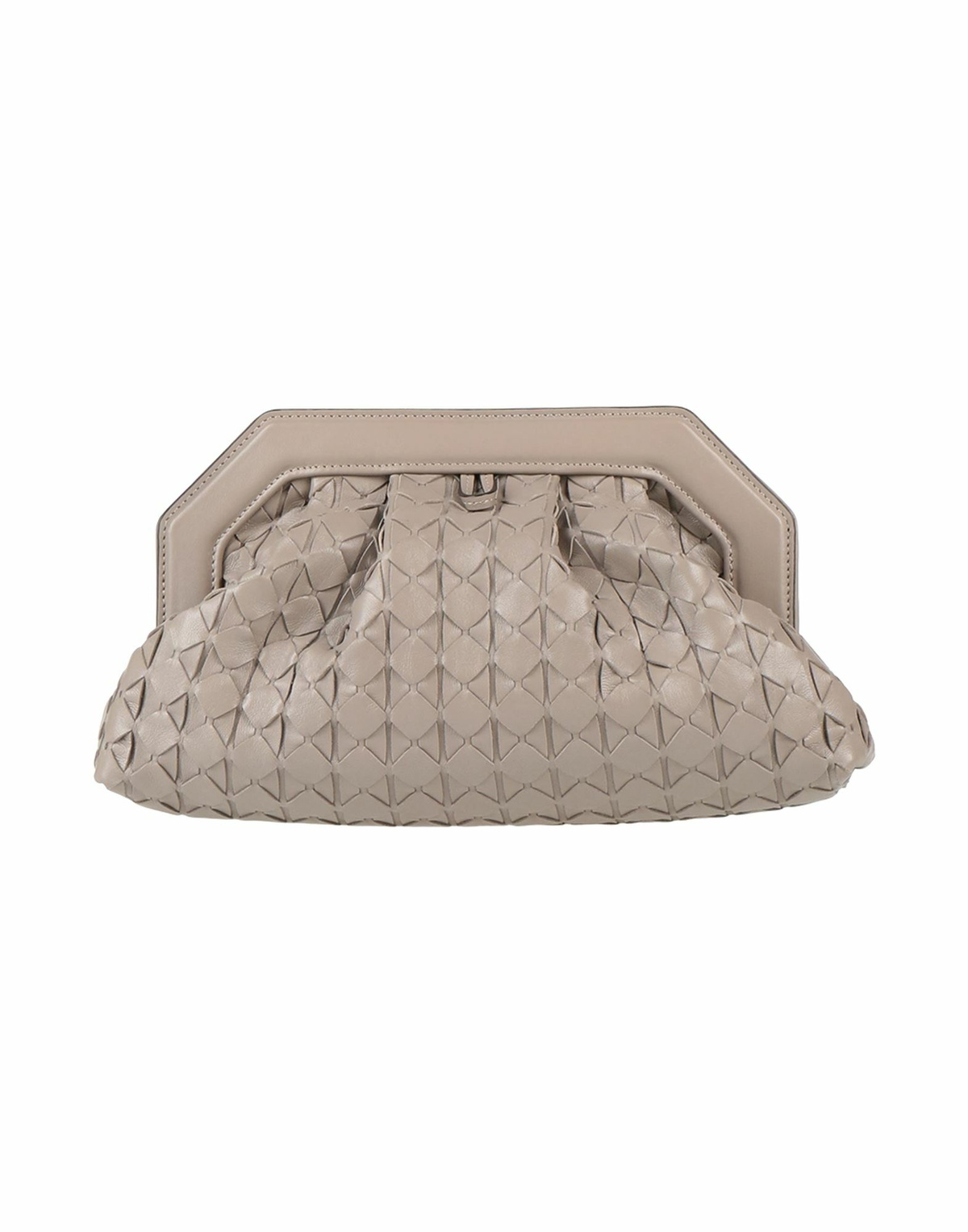 Serapian Womens Clutch Taupe
