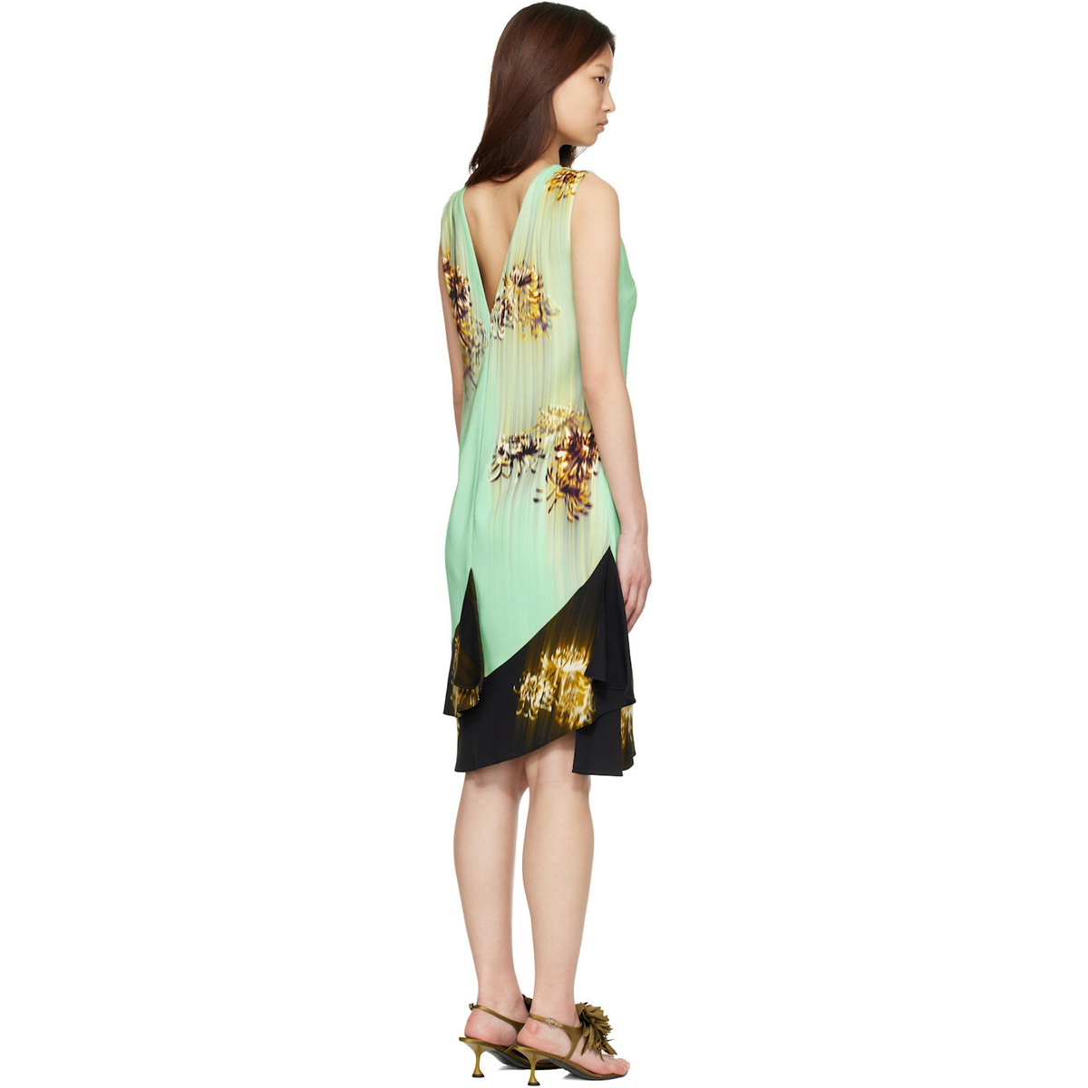 Proenza Schouler Green Rhetta Midi Dress