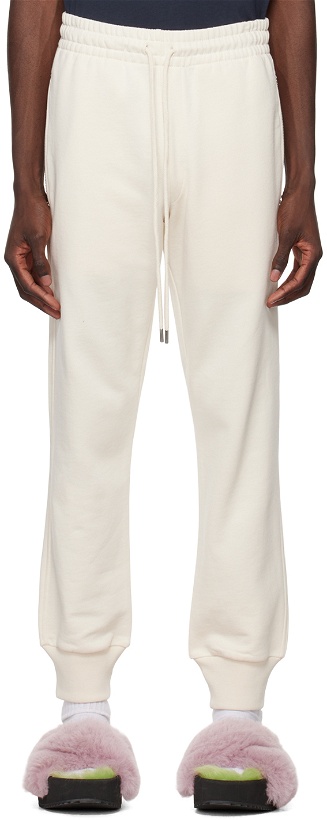 Photo: Dries Van Noten Off-White Zip Lounge Pants