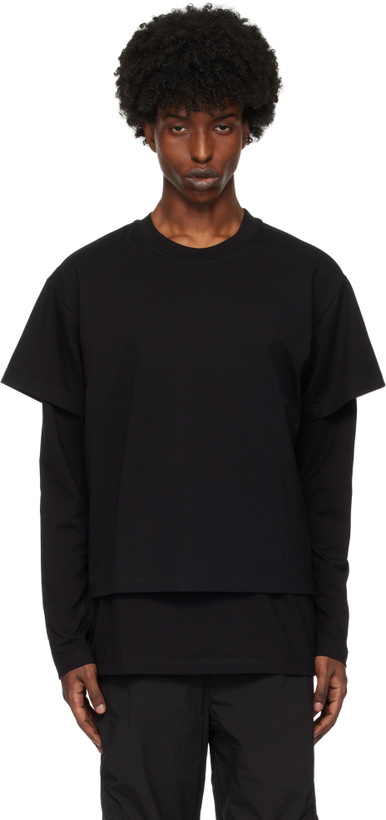 Photo: HELIOT EMIL Back Layered Crewneck T-shirt