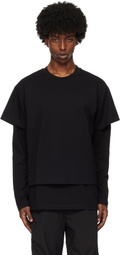 HELIOT EMIL Back Layered Crewneck T-shirt