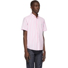 Polo Ralph Lauren Pink and White Classic Stripe Shirt