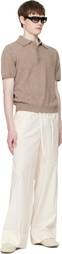 Entire Studios Off-White Pajama Lounge Pants