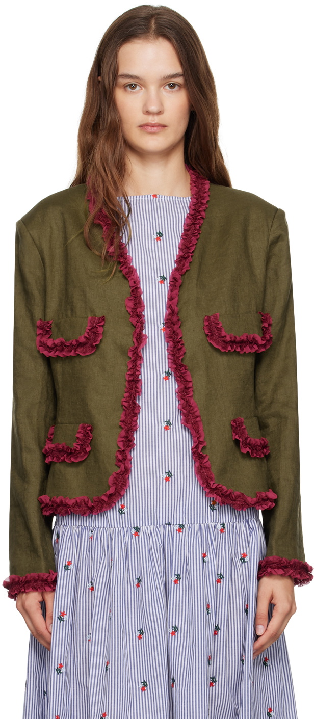 Caro Editions Khaki Tusnelda Jacket