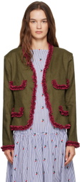 Caro Editions Khaki Tusnelda Jacket