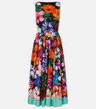 Dolce&Gabbana Floral cotton midi dress