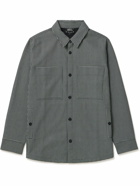 A.P.C. - Tibor Checked Cotton Blouson Jacket - Black