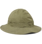 OrSlow - Herringbone Cotton Bucket Hat - Green