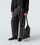Lemaire Belted canvas tote bag