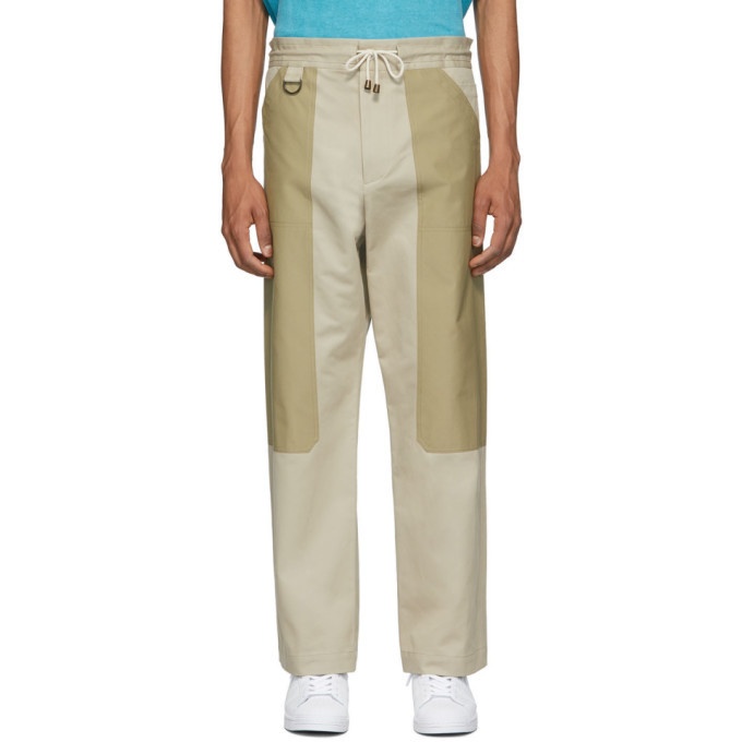 Photo: Nicholas Daley Tan Panelled Pullcord Trousers