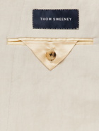 Thom Sweeney - Double-Breasted Linen Suit Jacket - Neutrals