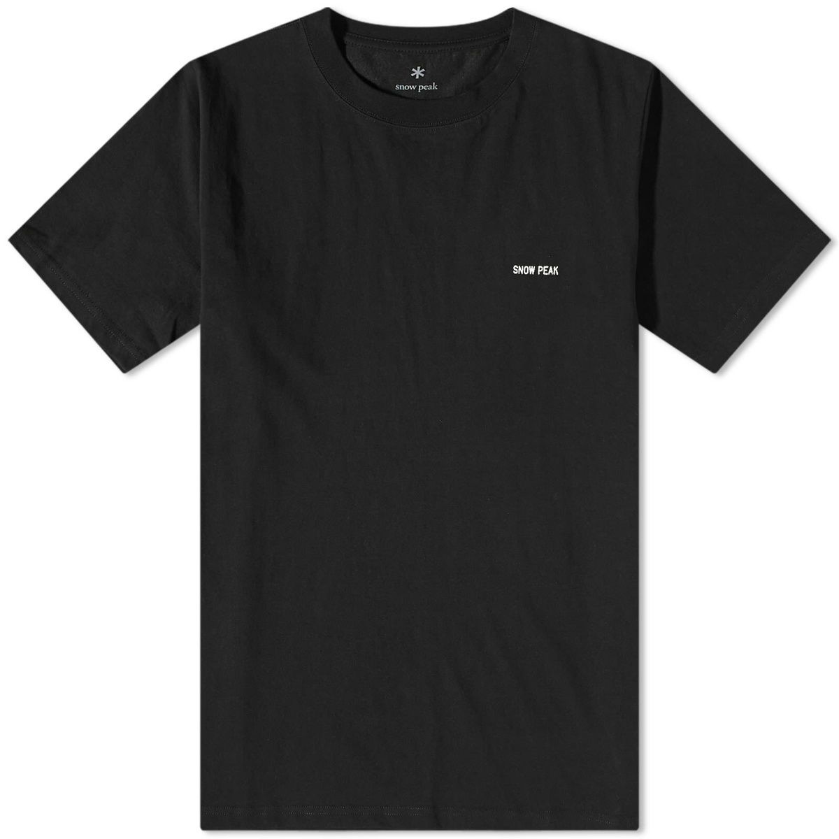 snow piles up T-shirt Black – tanakadaisuke