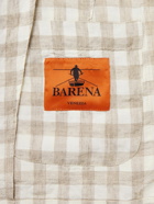 Barena - Borgo Labo Checked Linen Blazer - Brown