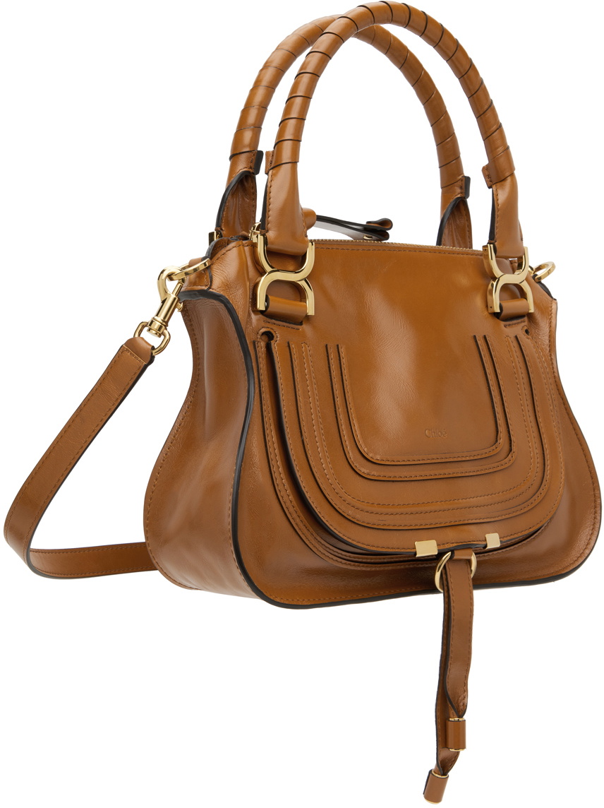 Chloé MARCIEスモールサドルバッグ tan Chloé Tan Small Marcie Bag Chloe