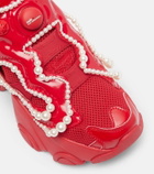 Noir Kei Ninomiya x Reebok embellished platform sneakers