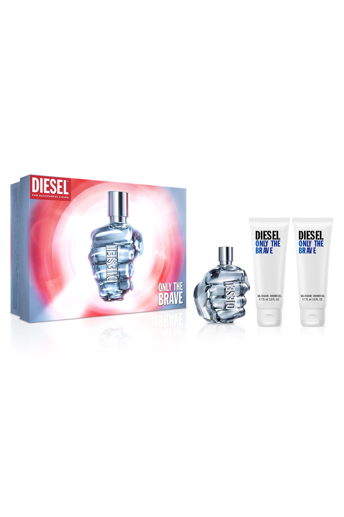 Diesel Only The Brave Giftset, Eau De Toilette - Only The Brave Mens in Blue