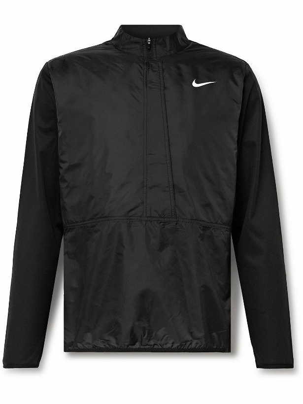 Photo: Nike Golf - Repel Quilted Shell and Dri-FIT Half-Zip Golf Jacket - Black