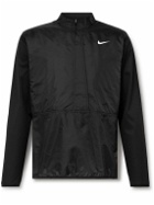 Nike Golf - Repel Quilted Shell and Dri-FIT Half-Zip Golf Jacket - Black