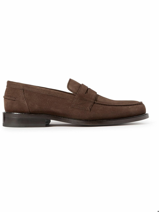 Photo: Mr P. - Suede Loafers - Brown
