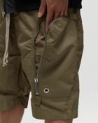 Rick Owens Drkshdw Woven Shorts   Bauhaus Shorts Green - Mens - Cargo Shorts