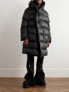 Rick Owens - Oversized Quilted Nylon Hooded Down Jacket - Black